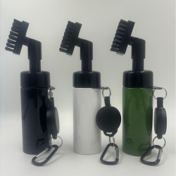 高爾夫清潔刷 可噴水球桿清洗刷高爾夫灑水刷球頭清潔拉繩款