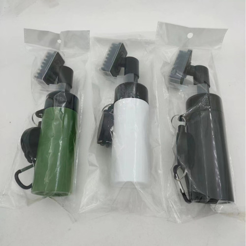 新款 golf高爾夫球桿清潔刷 按壓式噴水清洗桿頭凹槽噴水壺清潔刷