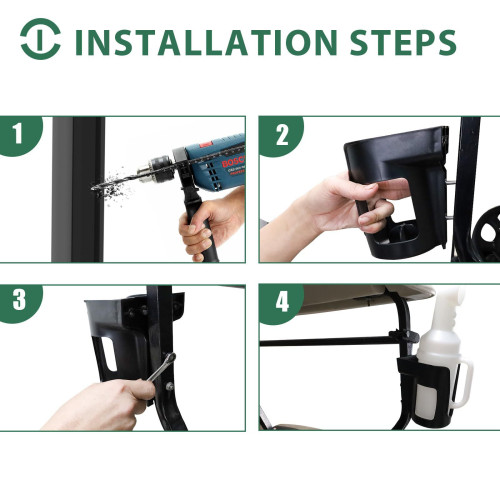 新款golf高爾夫用品高爾夫沙壺瓶球車配件載掛式補沙桶