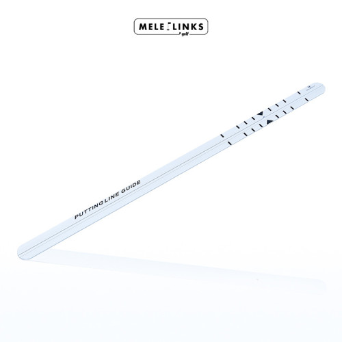 高爾夫推桿尺糾正推桿軌跡練習器帶刻度golf推桿校準尺導向尺