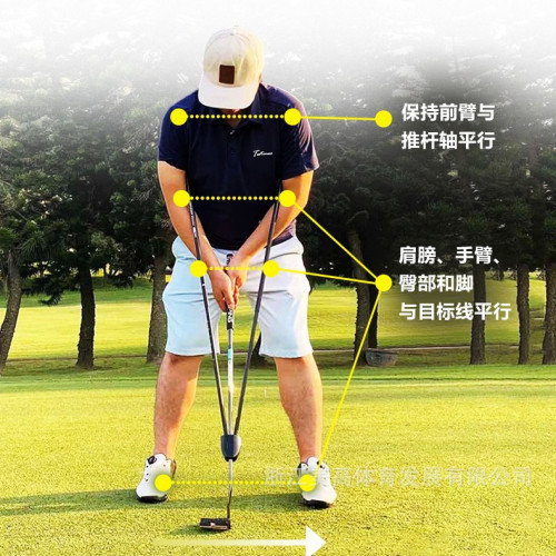 高爾夫推桿練習器golf室內室外訓練器推桿輔助用品