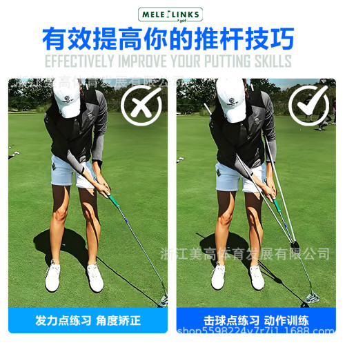 高爾夫推桿練習器golf室內室外訓練器推桿輔助用品