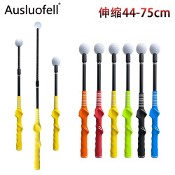 高爾夫伸縮揮桿練習器彩盒裝揮桿練習器左右手高爾夫初學訓練用品