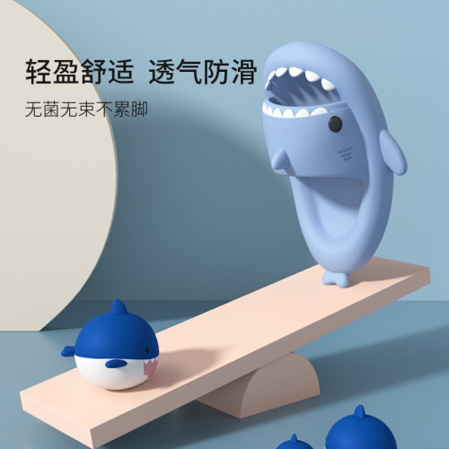 鯊魚拖鞋夏季涼拖女外穿情侶二代厚底家居室內家用男士防滑涼拖鞋 鯊魚拖鞋夏季涼拖女外穿情侶二代厚底家居室內家用男士防滑涼拖鞋