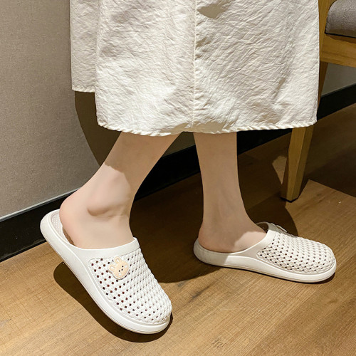 2025新款涼拖鞋女包頭縷空沙灘鞋洞洞鞋時尚舒適平底透氣家居拖鞋 2025新款涼拖鞋女包頭縷空沙灘鞋洞洞鞋時尚舒適平底透氣家居拖鞋