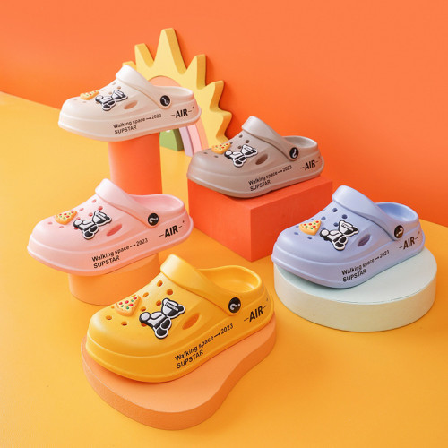 2025新款小熊兒童洞洞鞋防滑EVA男女童室內拖鞋外穿卡通寶寶涼拖 2025新款小熊兒童洞洞鞋防滑EVA男女童室內拖鞋外穿卡通寶寶涼拖