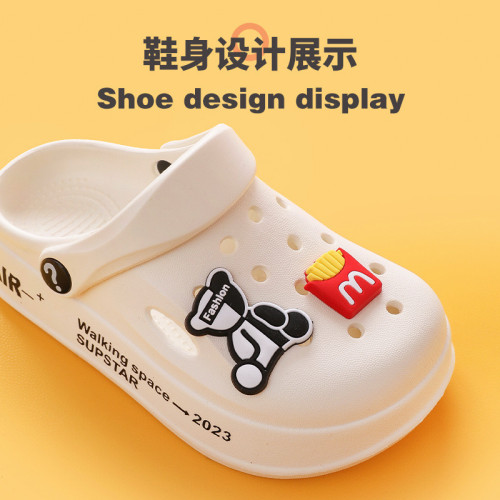 2025新款小熊兒童洞洞鞋防滑EVA男女童室內拖鞋外穿卡通寶寶涼拖 2025新款小熊兒童洞洞鞋防滑EVA男女童室內拖鞋外穿卡通寶寶涼拖
