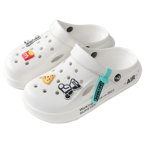 洞洞鞋女夏男款2025年新款夏季學生護士包頭涼拖防滑軟底沙灘涼鞋