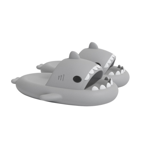 鯊魚拖鞋女夏季情侶居家二代厚底eva浴室洗澡防滑外穿涼拖男耐穿 鯊魚拖鞋女夏季情侶居家二代厚底eva浴室洗澡防滑外穿涼拖男耐穿