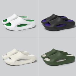 情侶軟底拖鞋女夏季居家防滑踩屎感涼拖男運動休閒潮牌厚底涼拖女