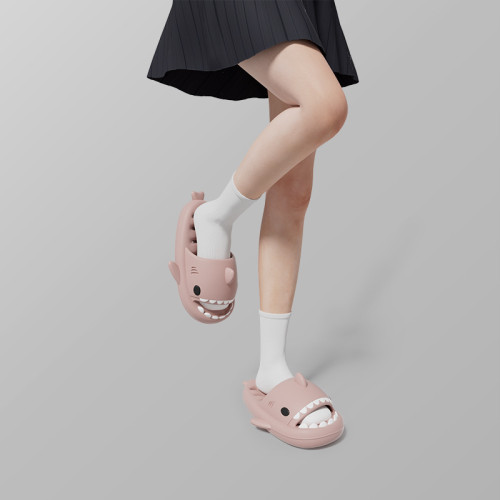 魚骨鏤空浴室拖鞋女夏季防滑速乾情侶厚底洗澡涼拖鞋男鯊魚EVA 魚骨鏤空浴室拖鞋女夏季防滑速乾情侶厚底洗澡涼拖鞋男鯊魚EVA