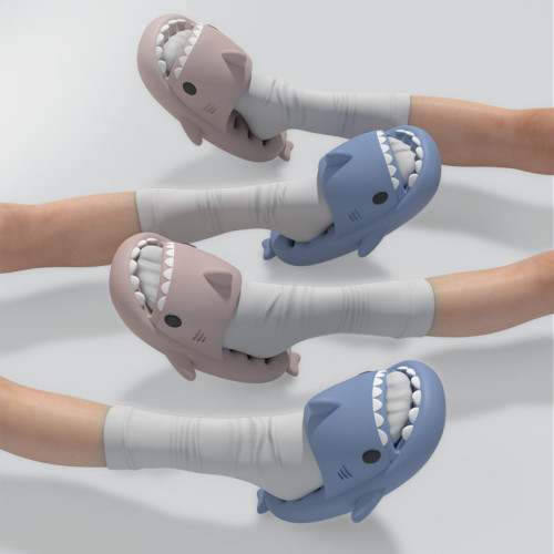 魚骨鏤空浴室拖鞋女夏季防滑速乾情侶厚底洗澡涼拖鞋男鯊魚EVA 魚骨鏤空浴室拖鞋女夏季防滑速乾情侶厚底洗澡涼拖鞋男鯊魚EVA