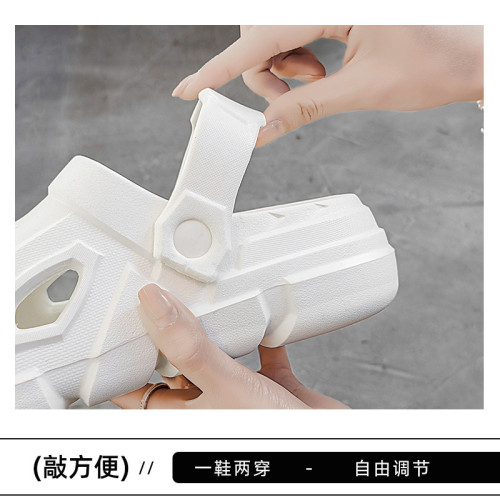 踩屎感洞洞鞋包頭拖鞋女夏季家居家室內浴室洗澡防滑外穿拖鞋 踩屎感洞洞鞋包頭拖鞋女夏季家居家室內浴室洗澡防滑外穿拖鞋