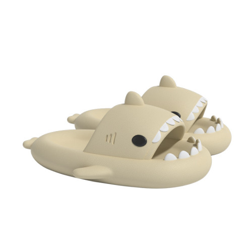 鯊魚拖鞋夏季涼拖女外穿情侶二代厚底家居室內家用防滑eva涼拖鞋 鯊魚拖鞋夏季涼拖女外穿情侶二代厚底家居室內家用防滑eva涼拖鞋