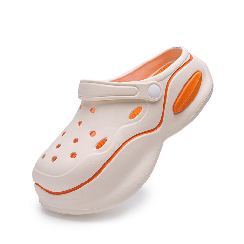 新款夏季高跟包頭拖鞋洞洞鞋女款防滑網紅同款外穿增高厚底防滑 新款夏季高跟包頭拖鞋洞洞鞋女款防滑網紅同款外穿增高厚底防滑