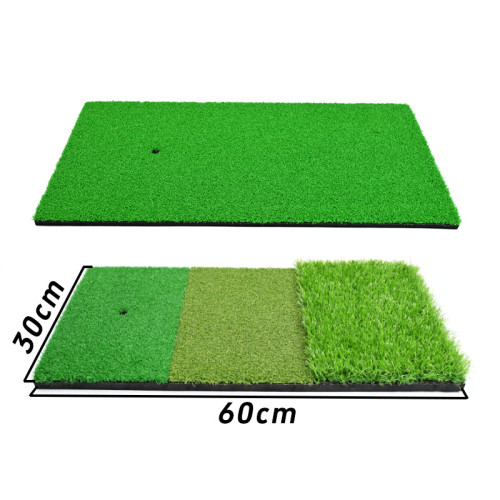 30*60cm高爾夫打擊墊迷你三合一練習墊打擊網配套擊球墊