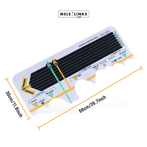 高爾夫揮桿站位墊揮桿練習器配件糾正擊球訓練墊高爾夫打擊墊 高爾夫揮桿站位墊揮桿練習器配件糾正擊球訓練墊高爾夫打擊墊