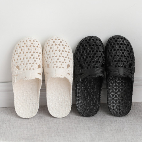 貨新款夏季洞洞鞋女涼鞋學生平底媽媽鞋沙灘足美涼拖鞋