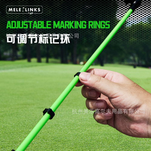 高爾夫全能指示桿調節角度標記環GOLF三節高爾夫指示棒方向揮桿棒