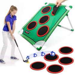 高爾夫遊戯墊標靶帶支架練習室內戶外體育親子互動遊戯