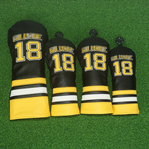 新款高爾夫球桿套18號球衣小雞腿1號木桿保護套PU帽套桿頭套