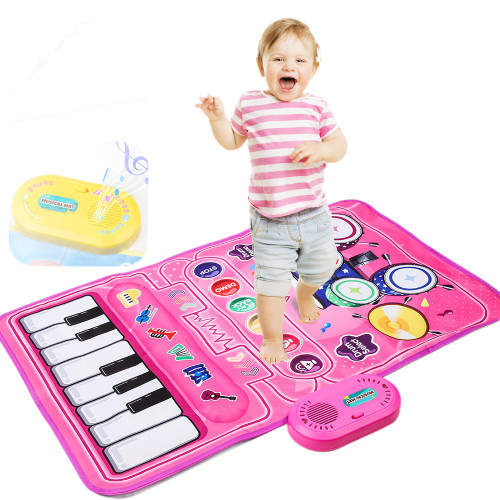 早教兒童鋼琴爵士鼓音樂毯多功能腳踏電子琴架子鼓益智玩具 早教兒童鋼琴爵士鼓音樂毯多功能腳踏電子琴架子鼓益智玩具