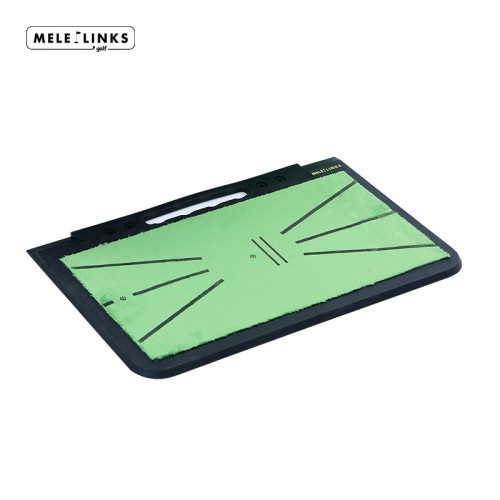 高爾夫打擊墊軌跡練習墊天鵞絨防滑墊室內揮桿練習切桿訓練墊