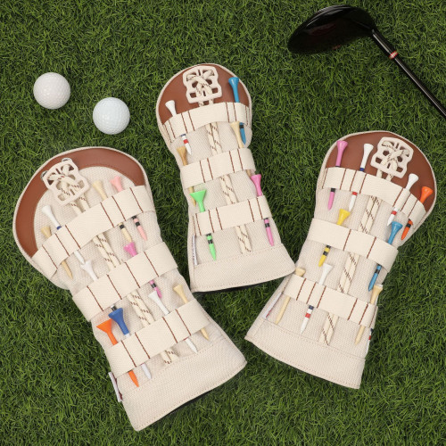 裝飾球桿帽套帆布保護套Golf Headcover高爾夫木桿套 裝飾球桿帽套帆布保護套Golf Headcover高爾夫木桿套