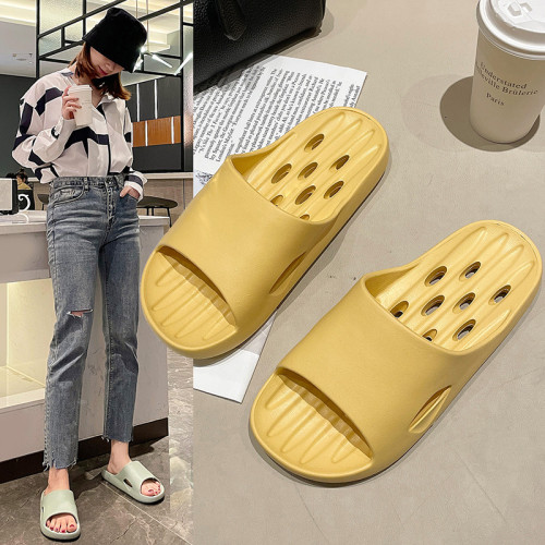2025新款EVA漏水拖鞋女防滑家用浴室洗澡厚底涼拖鞋男