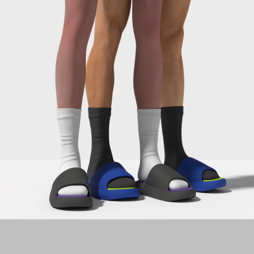 厚底EVA情侶拖鞋女夏季居家家用涼拖鞋潮室內外防滑運動男士涼拖