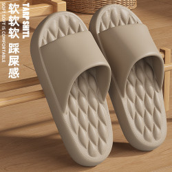 新款浴室拖鞋男拖鞋大碼夏季運動戶外洗澡防滑軟底外穿涼拖女