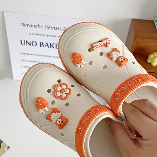 松糕洞洞鞋厚底涼鞋2025夏季韓版拖鞋外穿防滑沙灘包頭半拖潮 松糕洞洞鞋厚底涼鞋2025夏季韓版拖鞋外穿防滑沙灘包頭半拖潮