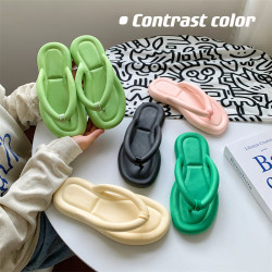 網紅人字拖鞋女夏外穿防滑軟底韓版休閒沙灘平底人字拖女ins拖鞋