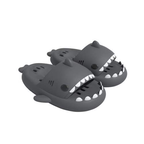 鯊魚按摩浴室漏水拖鞋女夏季洗澡防滑鏤空透氣居家用室內涼拖鞋男 鯊魚按摩浴室漏水拖鞋女夏季洗澡防滑鏤空透氣居家用室內涼拖鞋男