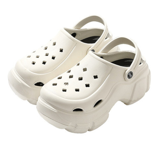 洞洞鞋女款厚底外穿室外家居防滑耐磨新款夏季踩屎感蹭高拖鞋