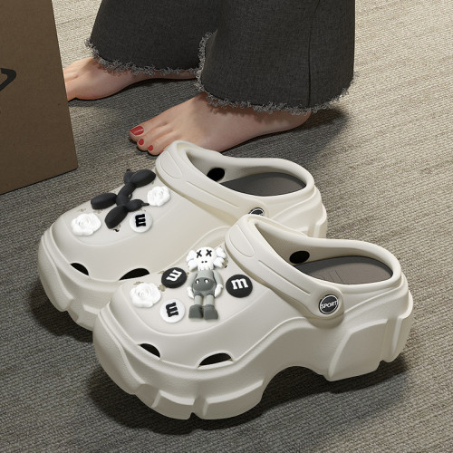 居家洞洞鞋女士厚底夏季外穿防滑eva家用洗澡包頭涼拖鞋 居家洞洞鞋女士厚底夏季外穿防滑eva家用洗澡包頭涼拖鞋