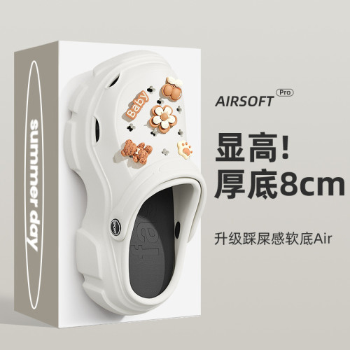 居家洞洞鞋女士厚底夏季外穿防滑eva家用洗澡包頭涼拖鞋 居家洞洞鞋女士厚底夏季外穿防滑eva家用洗澡包頭涼拖鞋