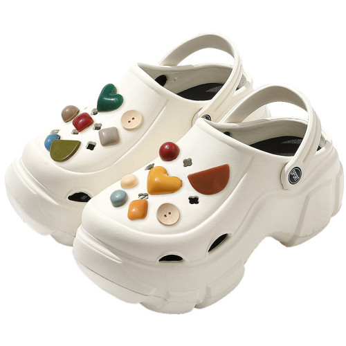 居家洞洞鞋女士厚底夏季外穿防滑eva家用洗澡包頭涼拖鞋 居家洞洞鞋女士厚底夏季外穿防滑eva家用洗澡包頭涼拖鞋