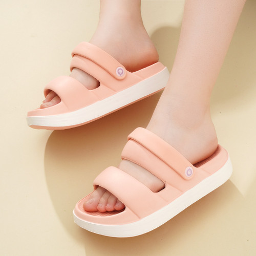 夏季情侶家居拖鞋4cm厚底家用戶外涼拖鞋 踩屎感軟底涼拖鞋 夏季情侶家居拖鞋4cm厚底家用戶外涼拖鞋 踩屎感軟底涼拖鞋