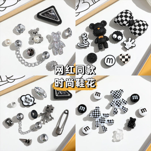 洞洞鞋鞋花配飾女適配diy鞋釦卡通立體裝飾可拆卸卡扣時尚ins網紅 洞洞鞋鞋花配飾女適配diy鞋釦卡通立體裝飾可拆卸卡扣時尚ins網紅