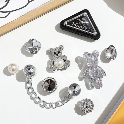 洞洞鞋鞋花配飾女適配diy鞋釦卡通立體裝飾可拆卸卡扣時尚ins網紅 洞洞鞋鞋花配飾女適配diy鞋釦卡通立體裝飾可拆卸卡扣時尚ins網紅