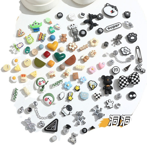 洞洞鞋鞋花配飾女適配diy鞋釦卡通立體裝飾可拆卸卡扣時尚ins網紅 洞洞鞋鞋花配飾女適配diy鞋釦卡通立體裝飾可拆卸卡扣時尚ins網紅