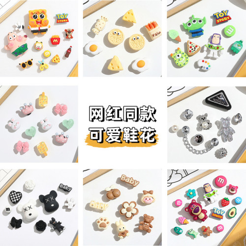 洞洞鞋配飾女適配diy鞋釦卡通巴斯光年立體裝飾可拆卸芝麻街卡扣 洞洞鞋配飾女適配diy鞋釦卡通巴斯光年立體裝飾可拆卸芝麻街卡扣