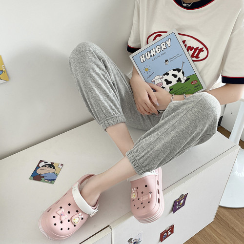 洞洞鞋女夏季2025新款厚底舒適包頭半拖防滑外穿網紅爆款沙灘涼拖 洞洞鞋女夏季2025新款厚底舒適包頭半拖防滑外穿網紅爆款沙灘涼拖