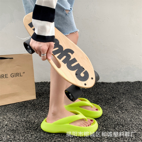 EVA人字拖女夏季新款ins潮仙女風防滑厚底夾腳沙灘鞋人字拖女