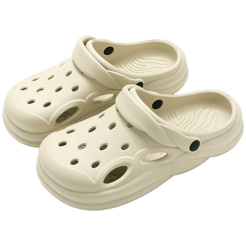 踩屎感洞洞鞋女款夏季外穿2023新款厚底沙灘防滑可愛包頭拖鞋男士 踩屎感洞洞鞋女款夏季外穿2023新款厚底沙灘防滑可愛包頭拖鞋男士