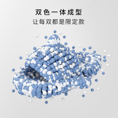 爆款小染鯊情侶拖鞋家居休閒踩屎感浴室防滑暈染ins外穿涼拖