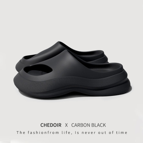 CHEDOIR山野氫空拖鞋男士夏季外穿防滑厚底增高踩屎感沙灘一字拖 CHEDOIR山野氫空拖鞋男士夏季外穿防滑厚底增高踩屎感沙灘一字拖