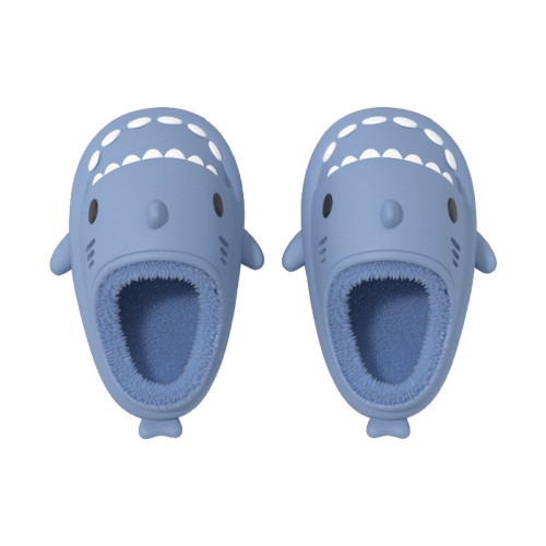 CHEDOIRD冬季鯊魚棉拖厚底防滑兒童毛毛絨保暖室內居家親子棉拖鞋 CHEDOIRD冬季鯊魚棉拖厚底防滑兒童毛毛絨保暖室內居家親子棉拖鞋