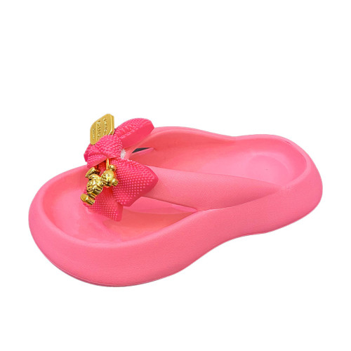 拖鞋eva防臭增高厚底時尚潮爆款蝴蝶熊